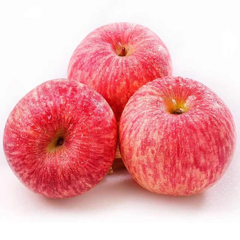 Erdie Shaanxi Red Fuji Apple Fresh Fruit 10kg Rock Candy Heart Seasonal Ugly Apple Seasonal Fruit Crisp Sweet Whole Box Selected 3kg Pack Net Weight 2.8kg 70-75mm