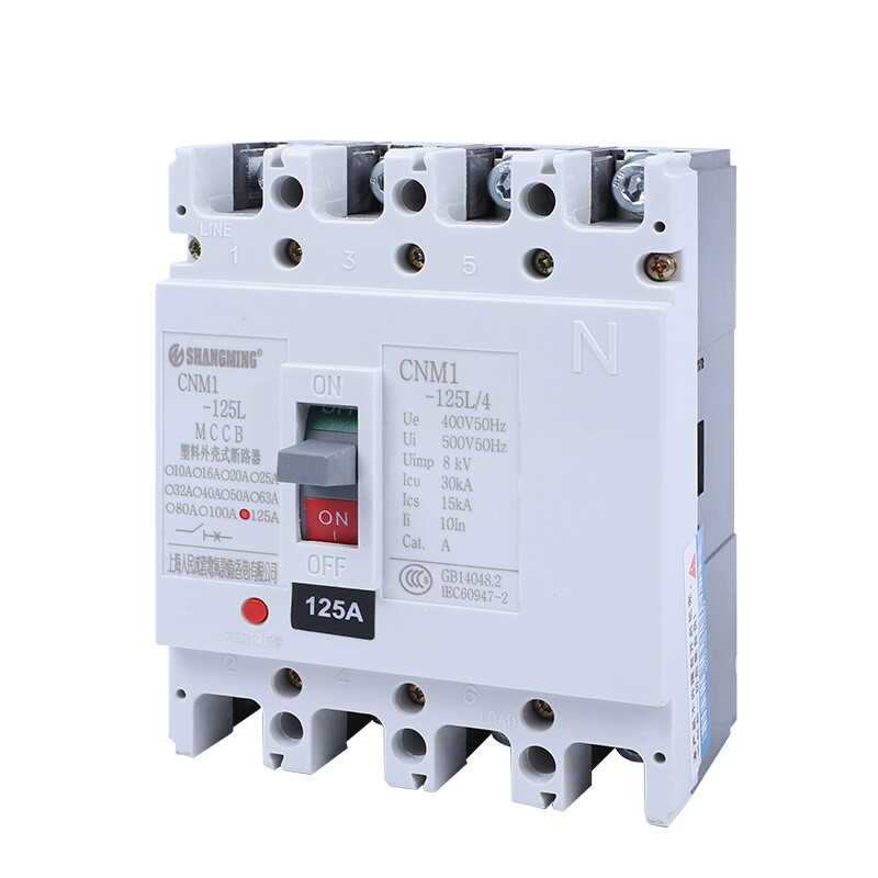 Shanghai People's 3P air switch 200A225A250A315A400A630A800A three-phase four-wire circuit breaker 3P 630A