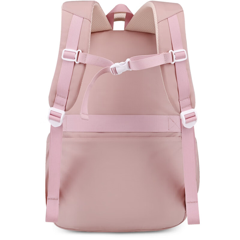 Edison invented schoolbags for junior high school students and high school students to reduce burden and protect spine for boys and girls with high appearance k013-3 pink