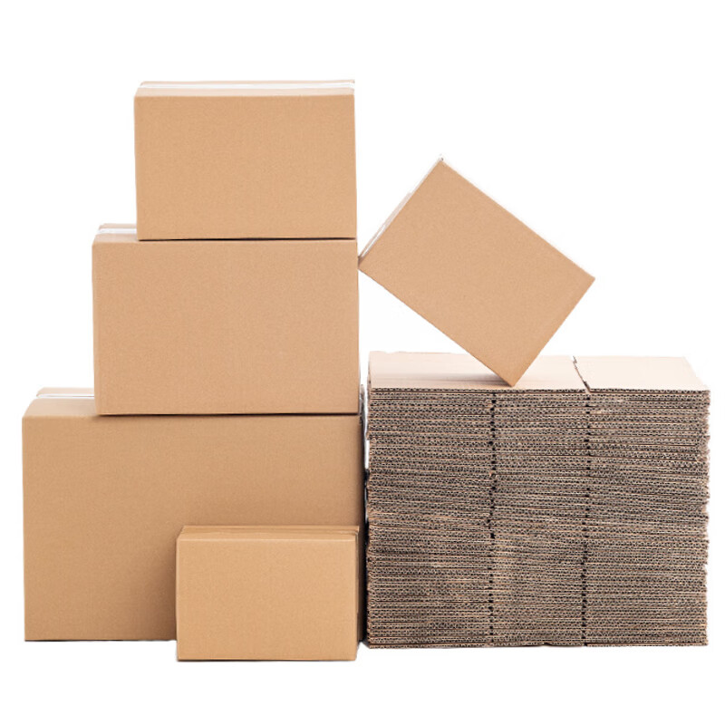 Bingyu Carton Express Moving Packaging Carton Logistics Packaging Storage Box No. 12 (130*80*90) Three Layers Super Hard BYK-02