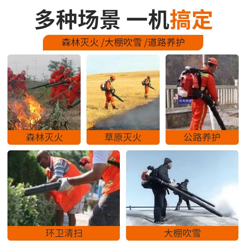 Minggu two-stroke backpack type wind fire extinguisher backpack type ZA-8500 wind power fire extinguisher ZA9209