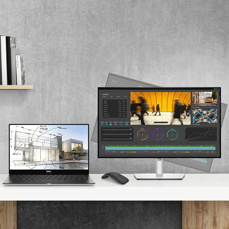 99% new Dell UltraSharp 27-inch 2K monitor IPS Black 120Hz high brush Type-C 15W mobile phone charging rotating lift U2724D