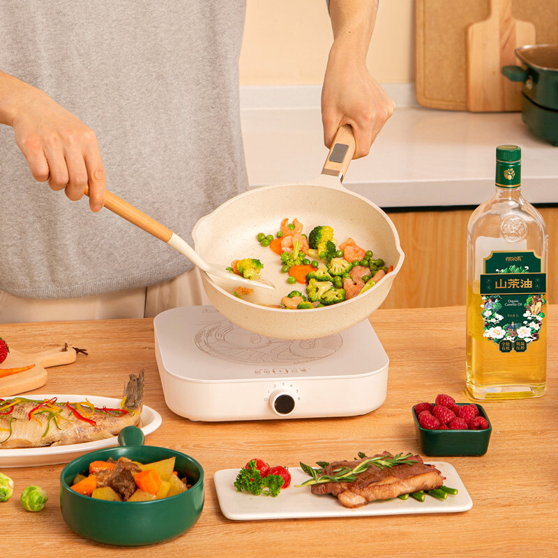 Delle Fidelity Camellia Oil Camellia Oil 1L Organic Camellia Seed Oil Low Temperature Cold Pressed Level 1 Edible Oil Gift