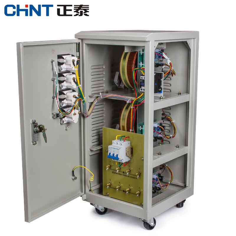 Chint (CHNT) voltage stabilizer high-precision fully automatic three-phase power supply CHNT AC voltage stabilizer 9kw TNS1-9000W