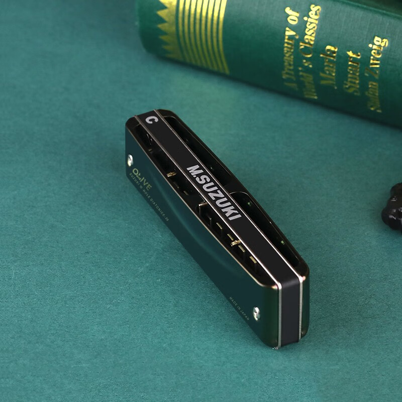 SUZUKI Japan Suzuki imports C20 Blues 10-hole PADDY tuning ten-hole harmonica olive green adult student universal