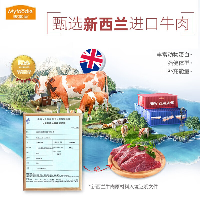 McFoodie Dog Snacks Luxurious Nutritious Beef Sticks 400g Adult Puppies Universal Teeth Training Reward Satisfying Pet Snacks