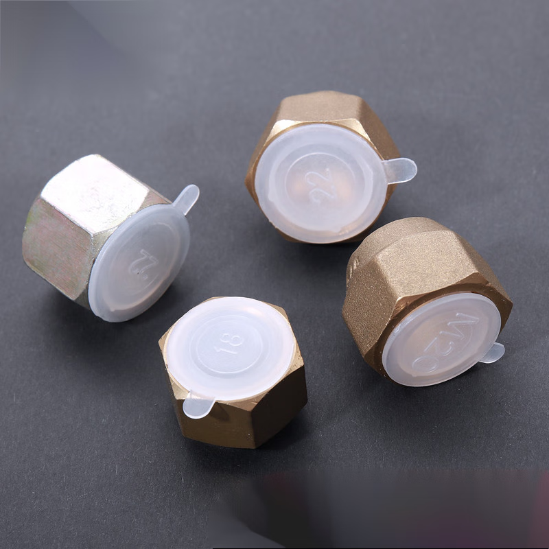 JPHZNB white plastic plug plug hole plug hole cover inner thread dust cover threaded hole protective sleeve round pipe plug D-M10 (50 pieces)