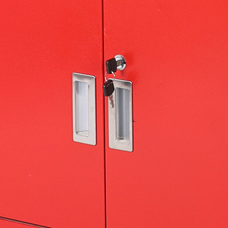 Hasdick HKCL-636 Auto Repair Tool Cart Hardware Tool Cabinet Multi-Function Mobile Repair Cabinet Double Drawer (With Back Plate) Blue