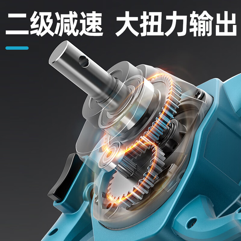 Deyun electric ground drill lithium electric drill ground hole drilling machine pile driver digging artifact tree ice drill winter fishing orchard digging and planting DY-ground drill 718TV2 electric 2 charge + 40mm drill bit (42V)