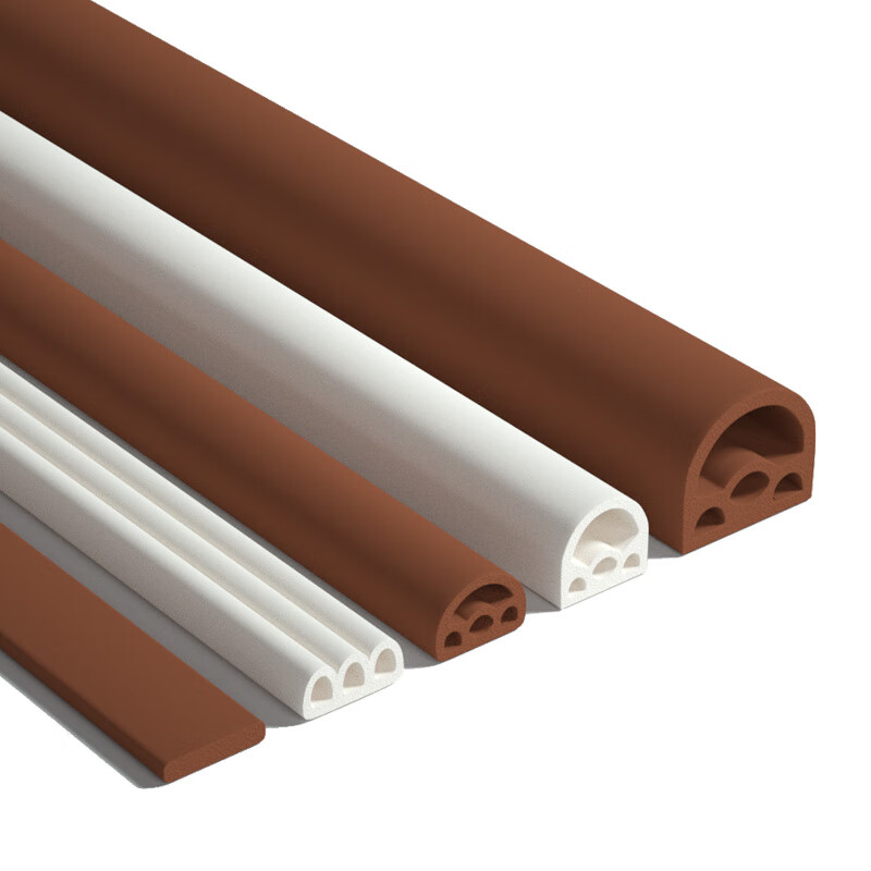 TOBS Kejian porous silicone sealing strips for doors and windows sound insulation, heat insulation, dust proof and insect proof 6 meters/roll white E type 9 4mm suitable for 2-4mm gaps