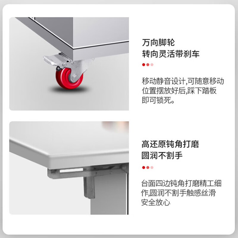 Geshu customized firewood stove rural household stove stainless steel smokeless large pot stove mobile firewood 71cm + side plate + copper kettle