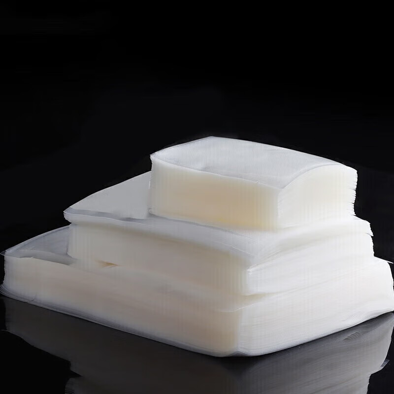 100 pieces of harvested rice, mesh texture vacuum bag, vacuum food packaging bag, vacuum plastic sealing bag, sealed compression bag, 25cm*30cm, 100 pieces