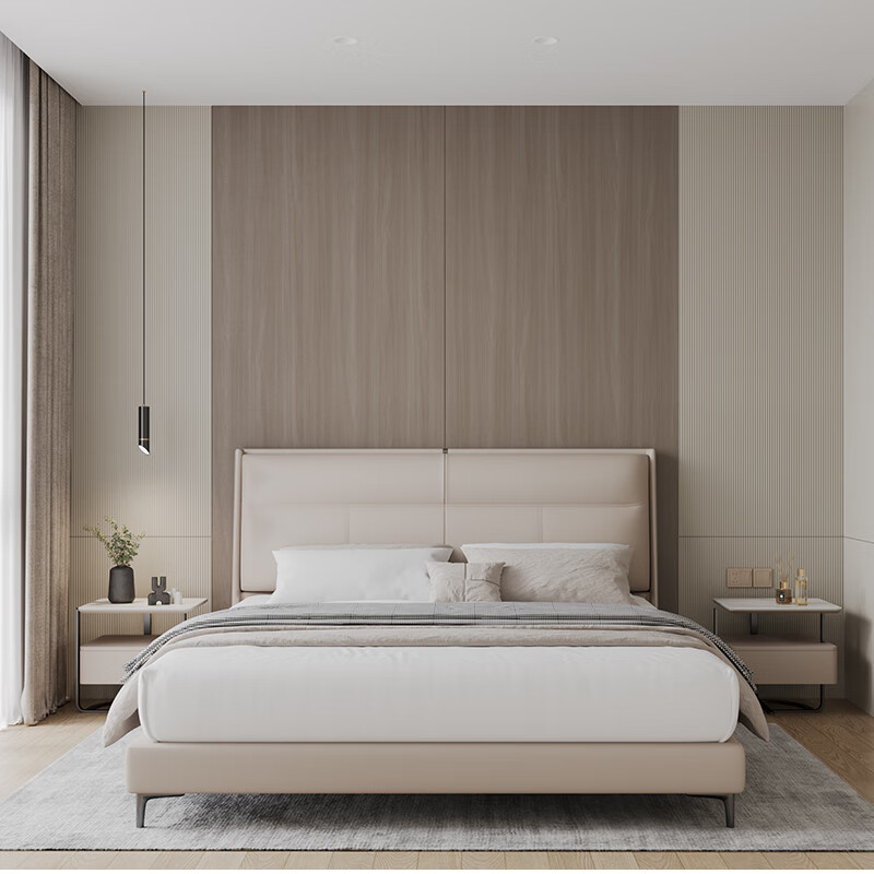 Quanyou (QUANU) whole house custom-made walk-in wardrobe, bedroom fully equipped cloakroom, open storage cabinet furniture, Poly Eco Board 10 customized cabinets (calculated based on projected area)