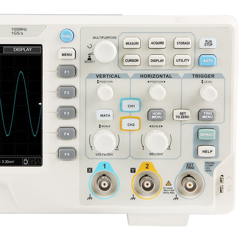 UNI-T dual-channel oscilloscope desktop digital storage oscilloscope 100M/50M/25M UTD2102CEX+