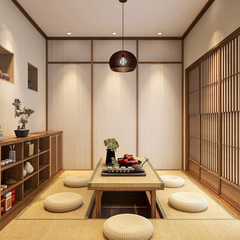 Oshima Yuda Beijing-Tianjin-Hebei tatami customized solid wood whole house customized integrated bed wardrobe integrated bookshelf small apartment stepping rice floor simple modern integrated tatami bed Pinus sylvestris plug board/square meter