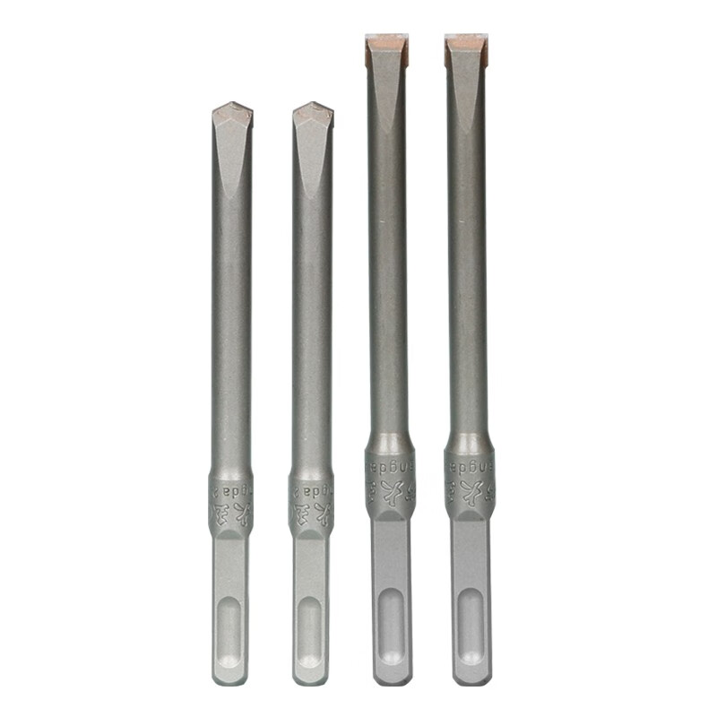 Fang Dawang electric hammer drill bit wall king square handle four-pit impact concrete slotting chisel head alloy chisel flat chisel tip 12x150 point chisel Fang Dawang ten integrated