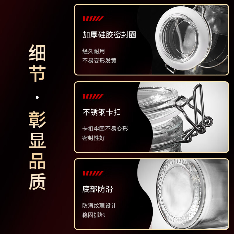 Baijie bubble wine container wine bottle empty bottle white wine bottle special bottle buckle milk tea bottle sealed wine jug wine jar to store wine