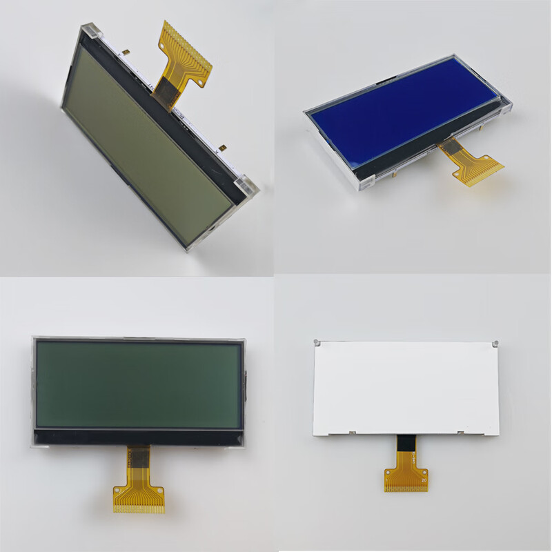 Jinglianxun LCD screen 2.6-inch monochrome LCD screen 128*48 dot matrix JLX12848G-941 LCD liquid crystal module G-941-BN welding FPC (bare screen) background color black text on white background/white text on blue background optional with PCB board operating voltage 3.3V/5V optional