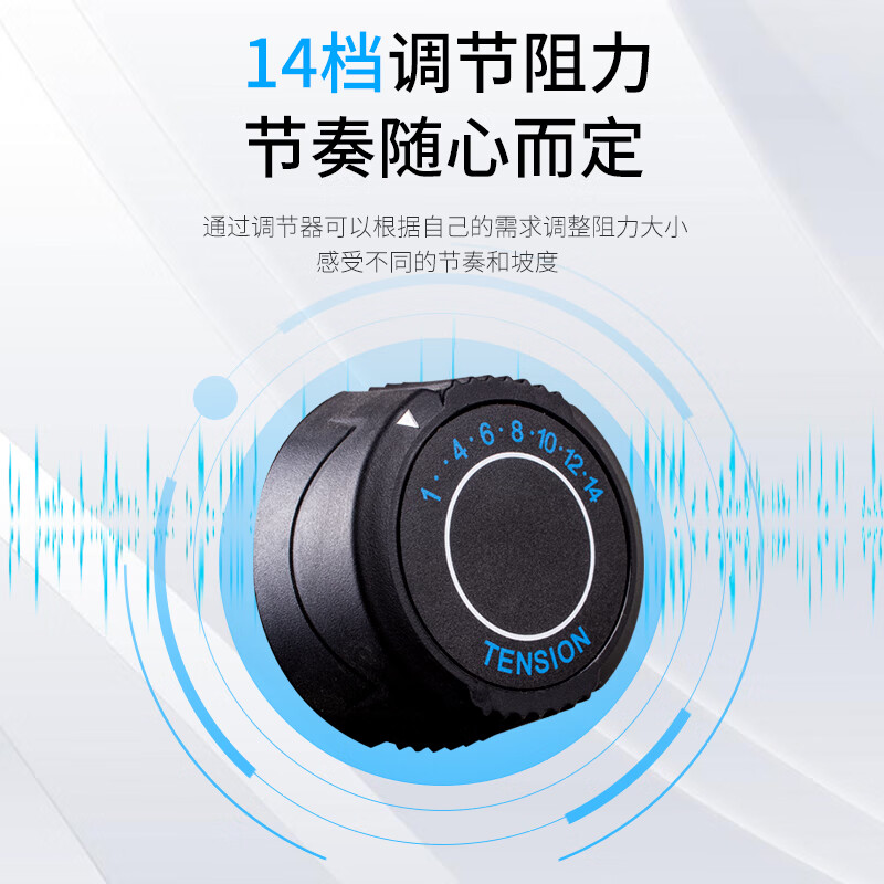 Lake Elderly Exercise Bike Silent Magnetic Control Spin Bike Indoor Assisted Rehabilitation Training Home Fitness Equipment Unplugged BC600D (No Hand Crank)