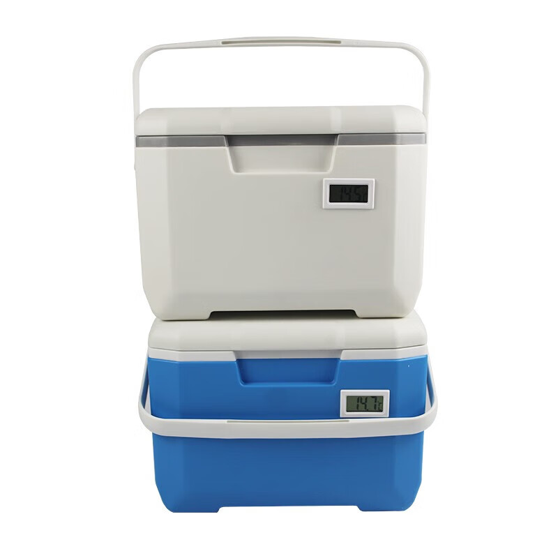 Yonghang 6L insulated box refrigerator household medical blood transport box 2 to 8 degrees refrigerated box growth hormone breast milk preservation 6 liters blue with temperature display 5 ice bags