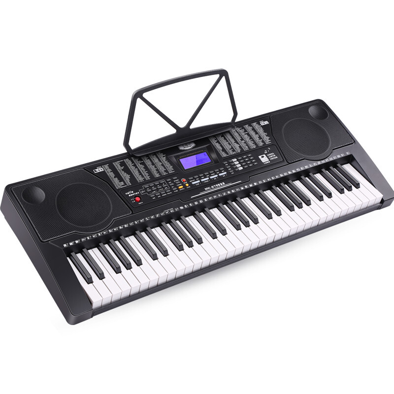 Meirkergr MK-975 61-key piano key multi-function smart electronic keyboard for children, beginner musical instrument, connected to USB flash drive and mobile phone pad