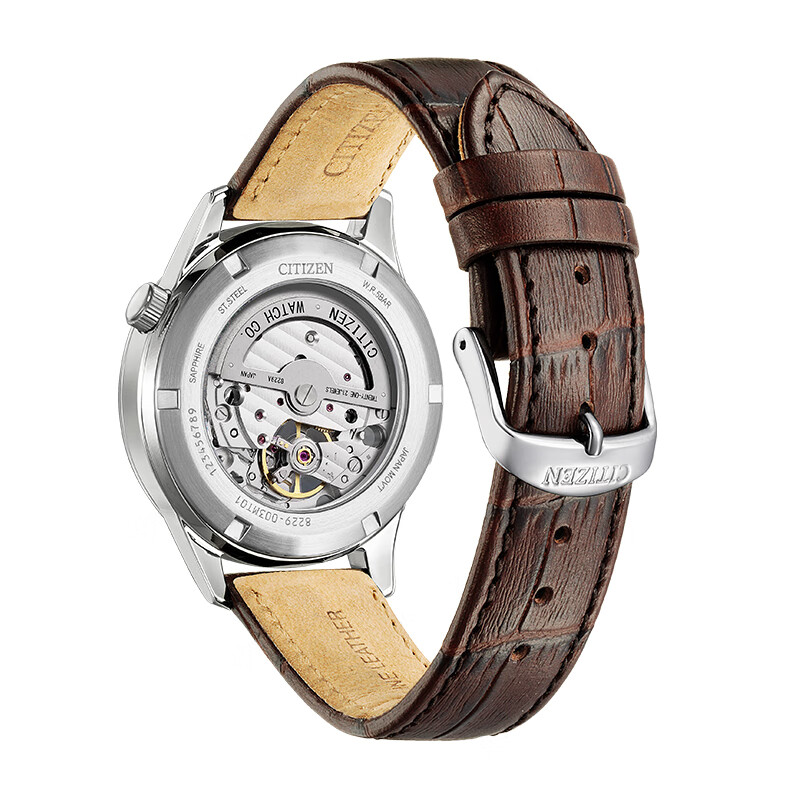 95% new CITIZEN watch men's Japanese and Korean watch automatic mechanical dial belt retro student gift for Chinese Valentine's Day NH9130-17A