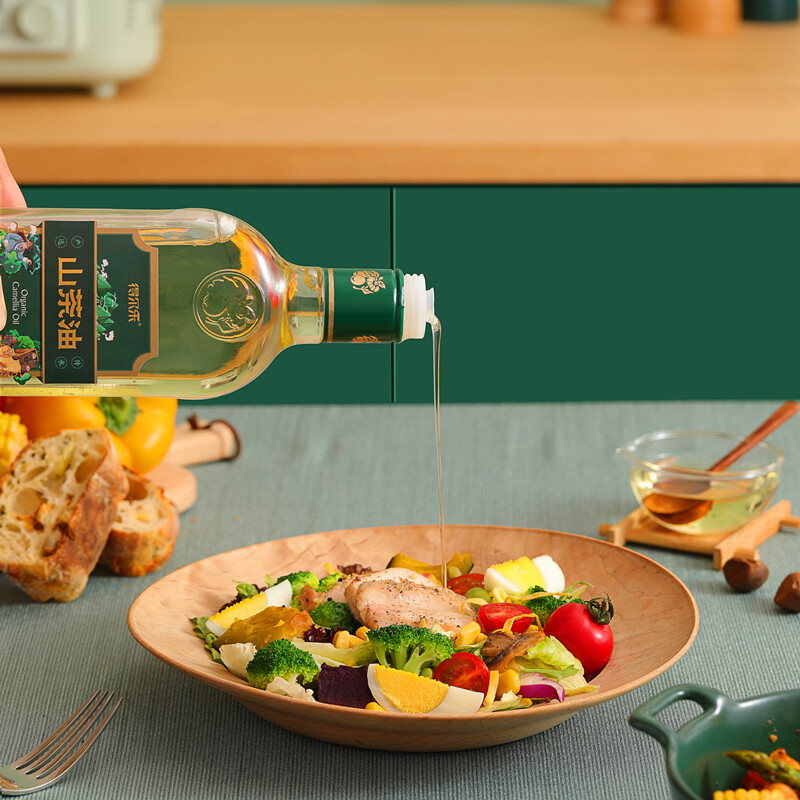 Delle Fidelity Camellia Oil Camellia Oil 1L Organic Camellia Seed Oil Low Temperature Cold Pressed Level 1 Edible Oil Gift