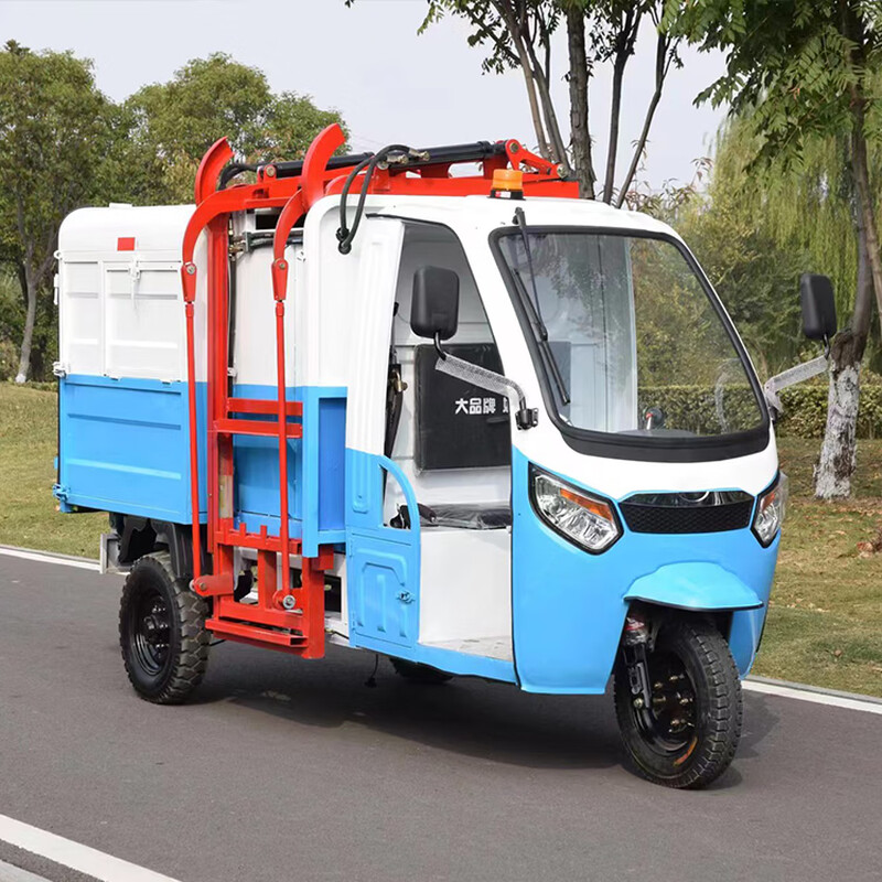 Sanitation electric garbage truck new energy electric three-wheel hanging bucket garbage truck three-party garbage removal truck electric four-wheel hanging bucket garbage transfer truck self-loading and unloading community property garbage truck electric three-wheel hanging bucket garbage truck reservation deposit electric three-wheel hanging bucket garbage truck