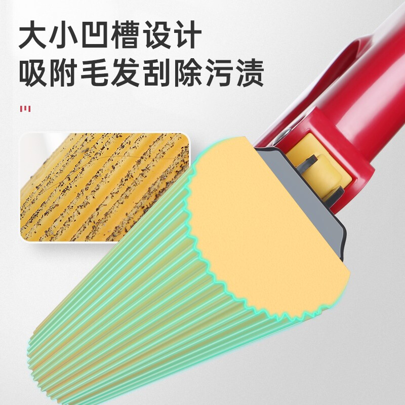 Meliya collodion mop replacement head 28cm 3-pack wide buckle mop spare parts absorbent sponge Shuangfeiyanfeiyi excellent product