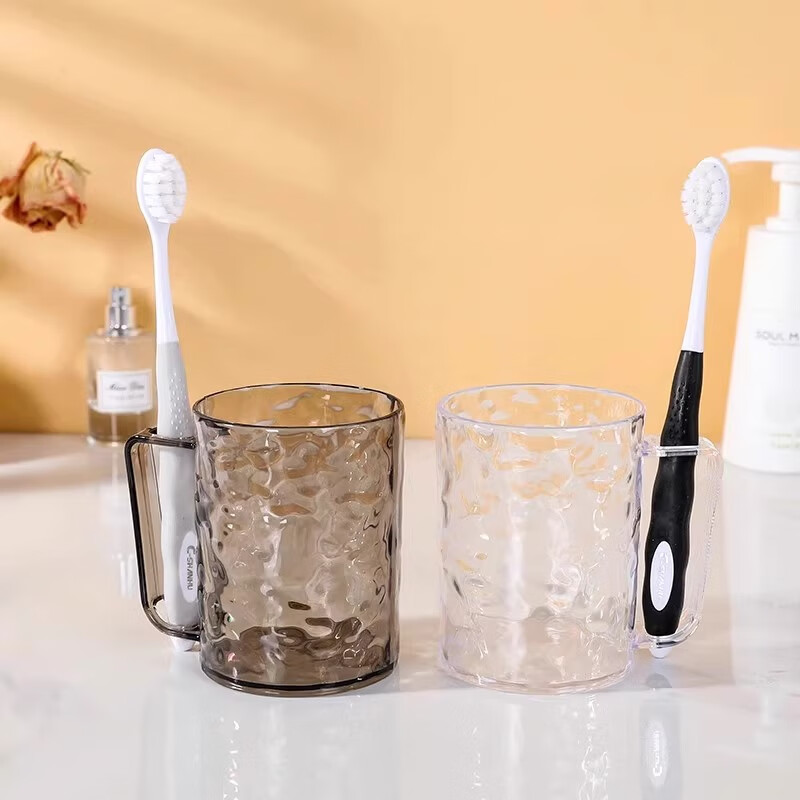 Miaomei Mouthwash Cup 2 Pack Thickened Teeth Brushing Cup Adult and Children Home Dental Cup Student Couple Wash Cup