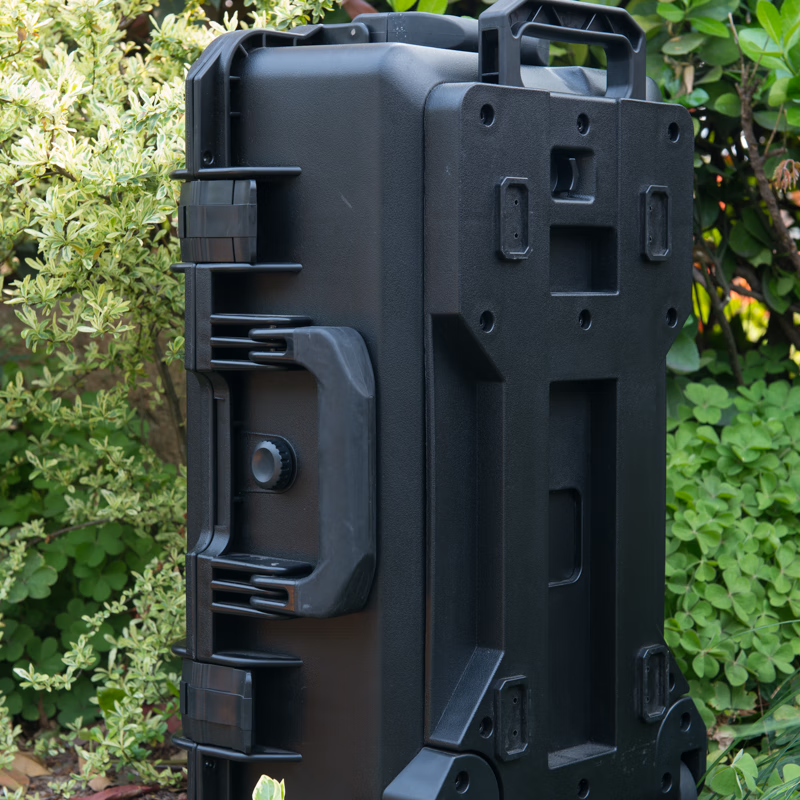 SMRITI heritage protection box black large trolley box thickened waterproof and dustproof multi-functional equipment tool box S5236 black with sponge