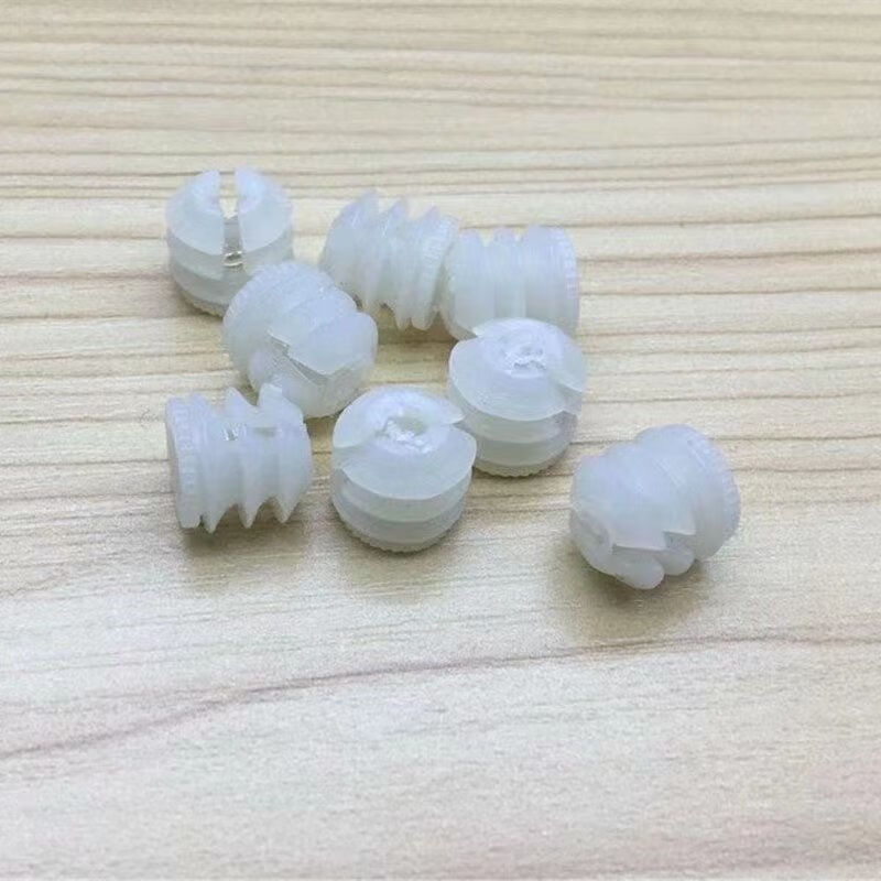 Vinoa Furniture three-in-one connection piece, nylon plastic expansion nut, embedded piece, three-in-one conjoined plastic cabinet accessories, 20 pieces in a bag