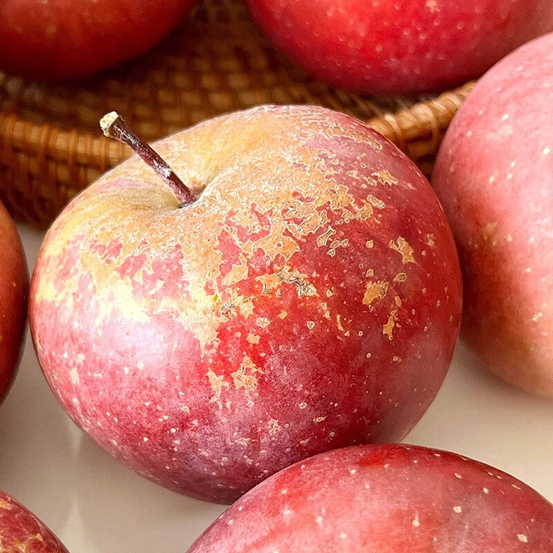 Yujian Orange Authentic Daliangshan Yanyuan Chou Apple Seasonal Fresh Fruit 2025 Fresh Fruit Net Weight 2.5 Jin 8-12 Small and Medium Fruits