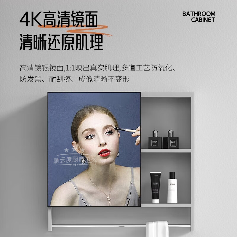 Door-to-door installation wash basin cabinet small apartment bathroom cabinet ceramic integrated basin bathroom wash basin cabinet household double door 60CM ceramic basin