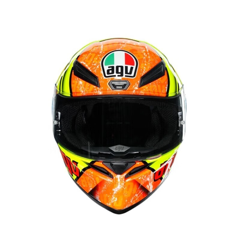 AGV K1S helmet K1 motorcycle full-face helmet, universal all-season full-coverage running helmet for men and women, wide-angle ventilation and breathable 3C K1S-IZAN L (suitable for 57-58 head circumference)