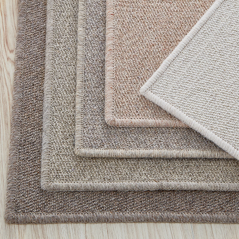 Keecy non-slip wool carpet living room bedroom Nordic solid color Japanese coffee table blanket Chinese room bedside blanket bay window blanket