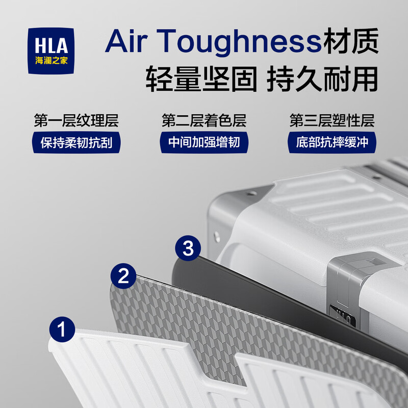 Heilan House Large Capacity Aluminum Frame Suitcase 26-inch Password Suitcase Men's Trolley Case Women's Checked 30-inch White Capacity Upgrade 50% + One-Year Warranty 26-inch Can Be Checked 8-12 Days Travel