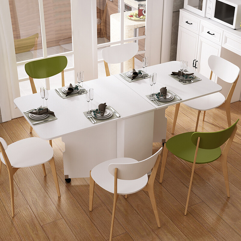 Xuepeng sideboard microwave cabinet Nordic restaurant cabinet folding dining table integrated combination custom sideboard A type 2090*420*2075