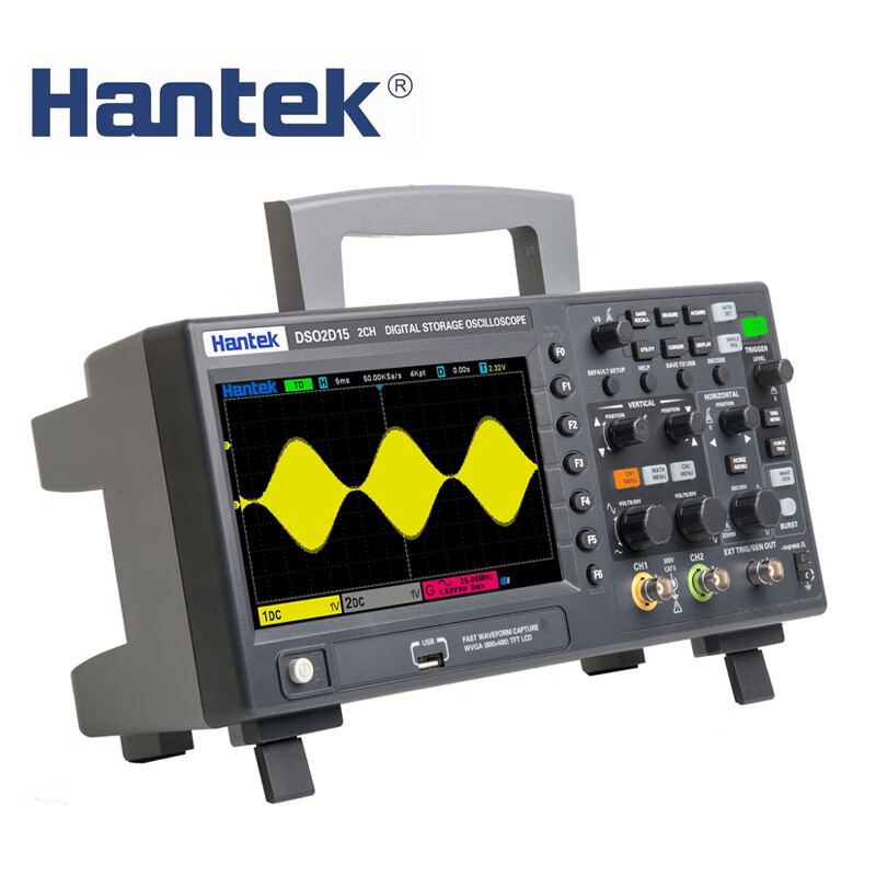 Renjuyi Customized Special Price Hantek DSO2C10 DSO2C15 DSO2D10 DSO2D15 Oscilloscope Double 11 Special Price Hantek DSO2D15 Export European Standard - Invoice Not Included