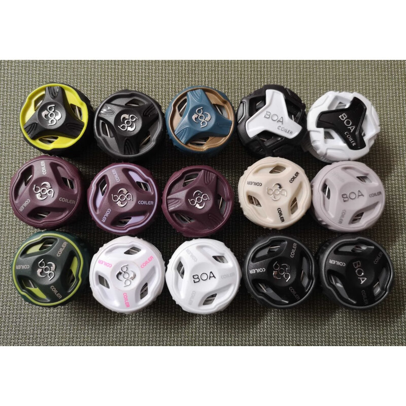 Boa knob accessories, wire fast and comfortable lock, suitable for ski boots, mountaineering boots, car boot replacement and repair, black and white