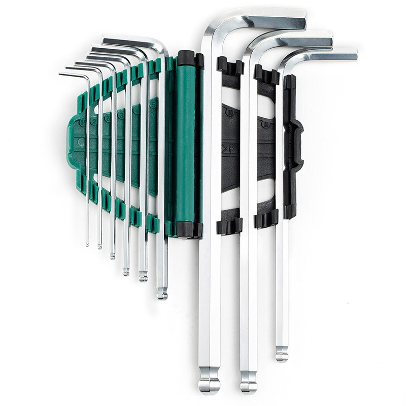 SATA 1.5-10mm extended ball head hex wrench 9-piece set 09105