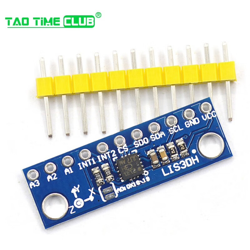 LIS3DSH three-axis high-resolution accelerometer module LIS3DH three-axis acceleration module LIS3DH three-axis acceleration module blue board 12C/SPI interface