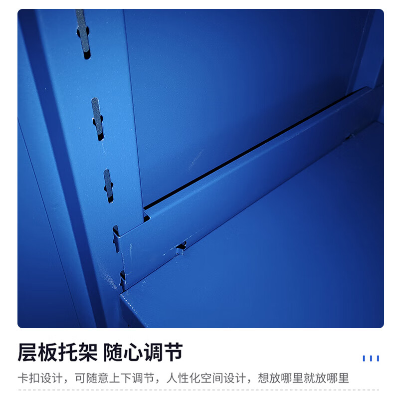 Kaiyuan Blue Tool Cabinet Five Layers Without Hanging Plate 1000*500*1800mm Heavy Duty Tool Cabinet Workshop Tool Storage Box Parts Cabinet Multi-Layer With Hanging Plate KY-GJG05