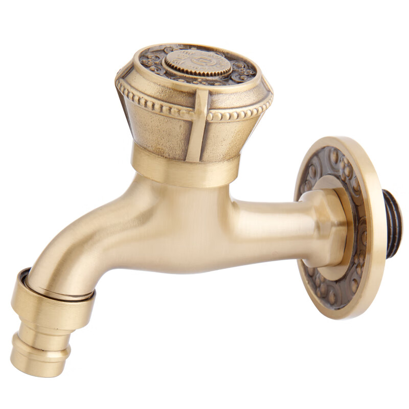 Old Coppersmith (LTJ) Gujia washing machine 4-minute special faucet antique European mop pool faucet all-copper extended household simple 4/6-point dual-use