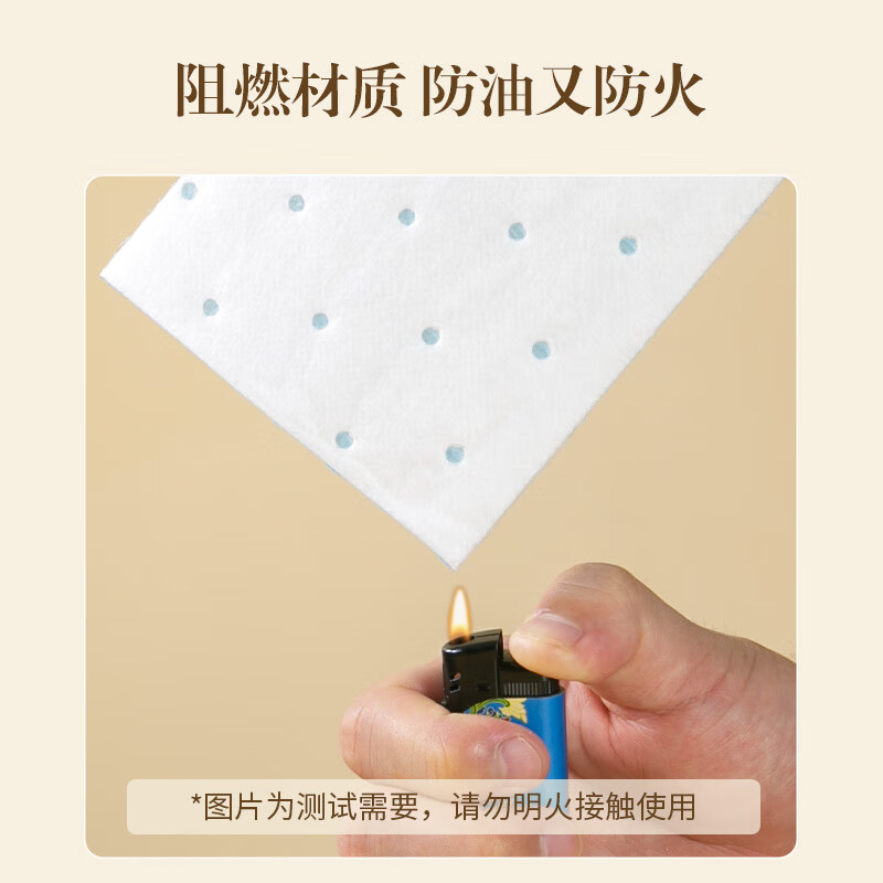 Double-gun range hood oil-absorbing cotton kitchen waterproof and oil-proof no-clean thickened disposable oil-absorbing cotton 10 pack 90*10CM