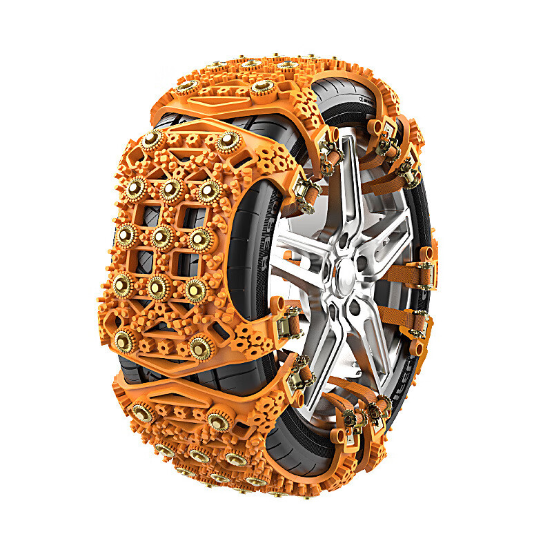 Gefan Dongfeng Fengguang 500 car tire anti-skid chain S560 580 Pro ix5ix7 snow wheel special artifact double row upgrade 24 nails 2 tires 6 pieces