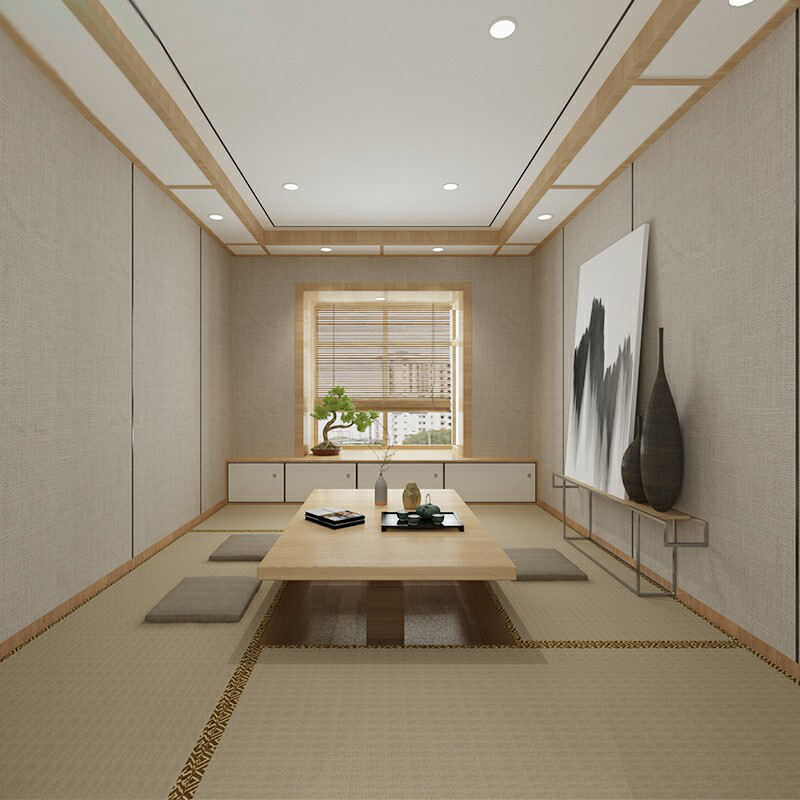 Oshima Yuda Beijing-Tianjin-Hebei tatami customized solid wood whole house customized integrated bed wardrobe integrated bookshelf small apartment stepping rice floor simple modern integrated tatami bed Pinus sylvestris plug board/square meter