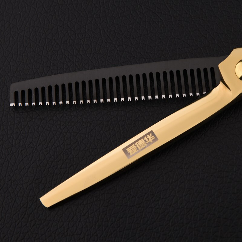 EDWARD hair salon hairstylist professional barber scissors dovetail handle hairdressing scissors hair cutting set C18 cloth leather bag