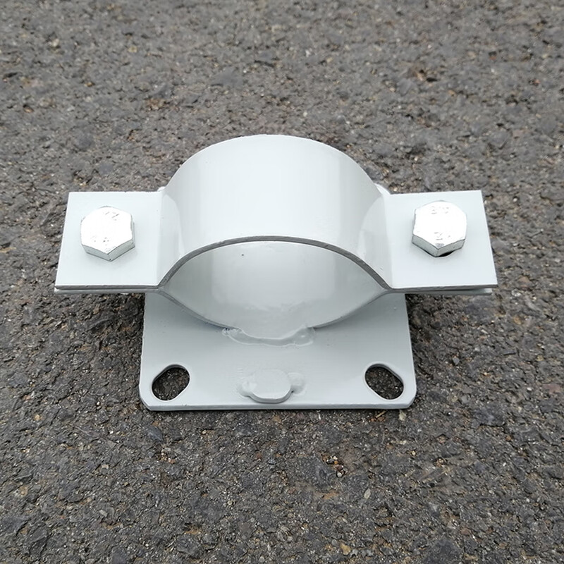 Dixin wire pole cylindrical bracket cross-arm surveillance camera pole special hoop locking wall fixed pipe clamp diameter 50mm 1.5 inch pipe hoop _3mm thick approx.