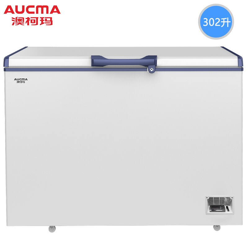 AUCMA household small ultra-low temperature freezer - 60 degree deep cooling quick freezing commercial large capacity copper tube horizontal single temperature high-end seafood storage freezer DW/BD-60W192HE DW/BD-60W302HE